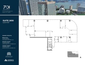 701 Brickell Ave, Miami, FL for lease Floor Plan- Image 1 of 1