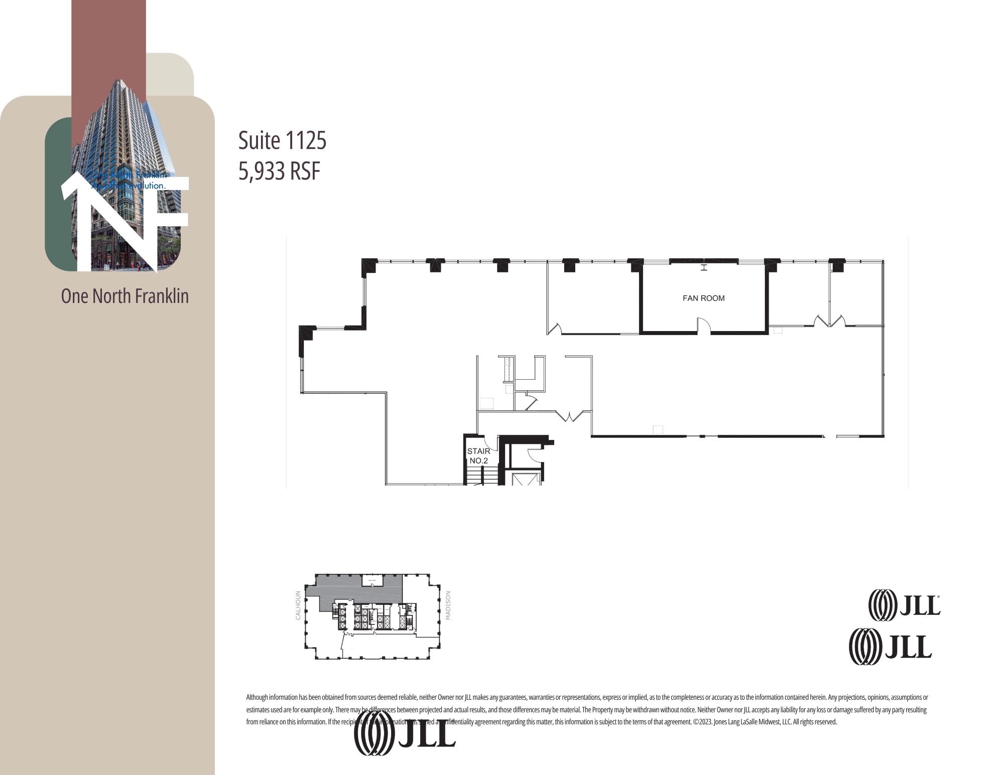 1 N Franklin St, Chicago, IL for lease Floor Plan- Image 1 of 1