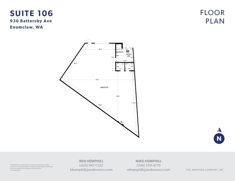 702-903 Battersby Ave, Enumclaw, WA à louer - Plan d’étage - Image 3 de 4