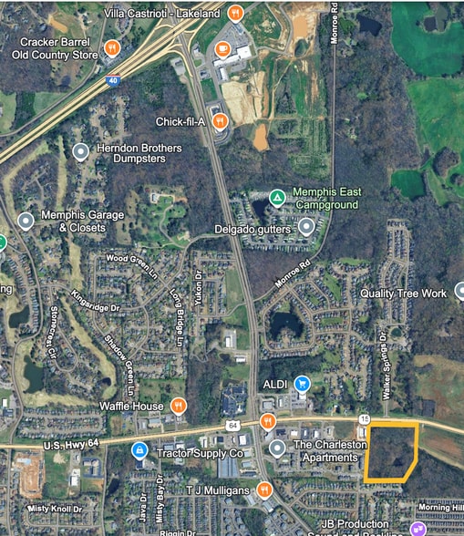 Highway 64 & Walker Rd, Cordova, TN à vendre - Photo du bâtiment - Image 3 de 6