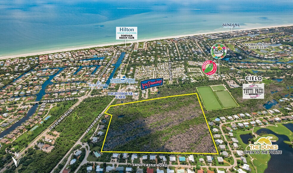 00 Bailey Rd, Sanibel, FL à vendre - Aérien - Image 2 de 9