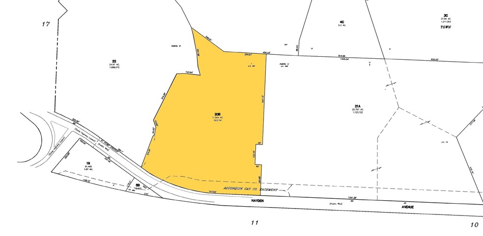 65 Hayden Ave, Lexington, MA à louer - Plan cadastral - Image 2 de 9