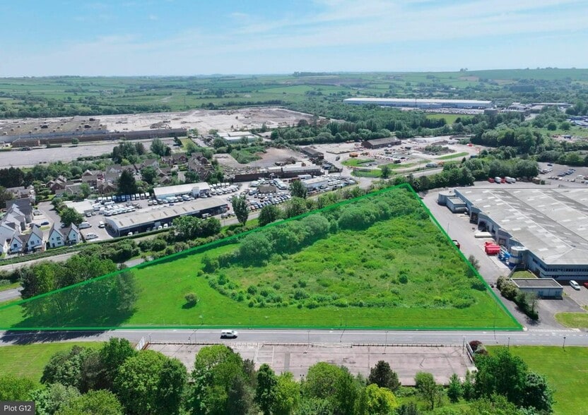 Kingsway, Bridgend for sale - Aerial - Image 1 of 4