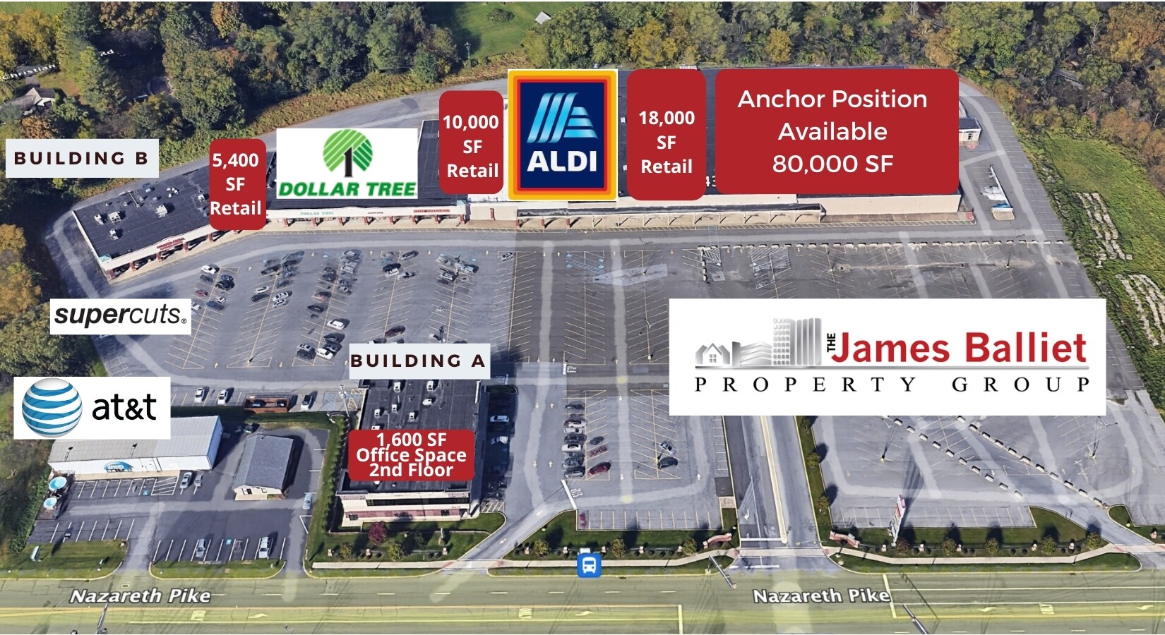 3843 Nazareth Pike, Bethlehem, PA à louer Photo du bâtiment- Image 1 de 16