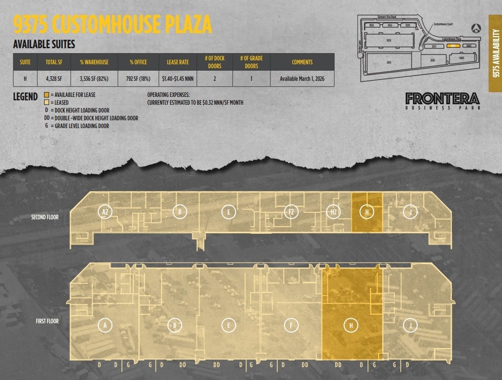 9375 Customhouse Plz, San Diego, CA for lease Floor Plan- Image 1 of 1