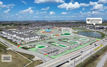 NEC E Bailey Boswell Rd & Millstone rd, Saginaw, TX - Aérien  Vue de la carte