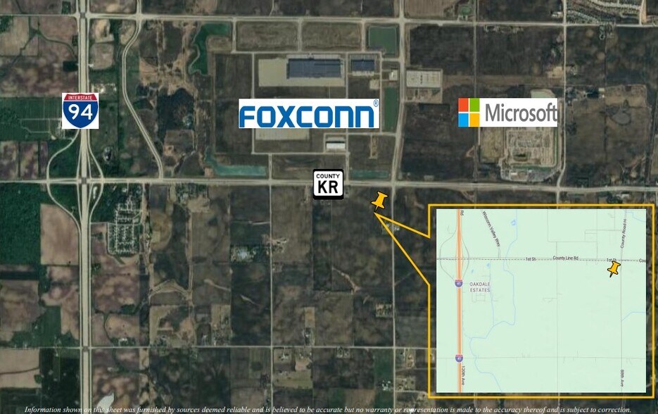 88th Ave & 1st St, Mount Pleasant, WI for sale - Building Photo - Image 1 of 1