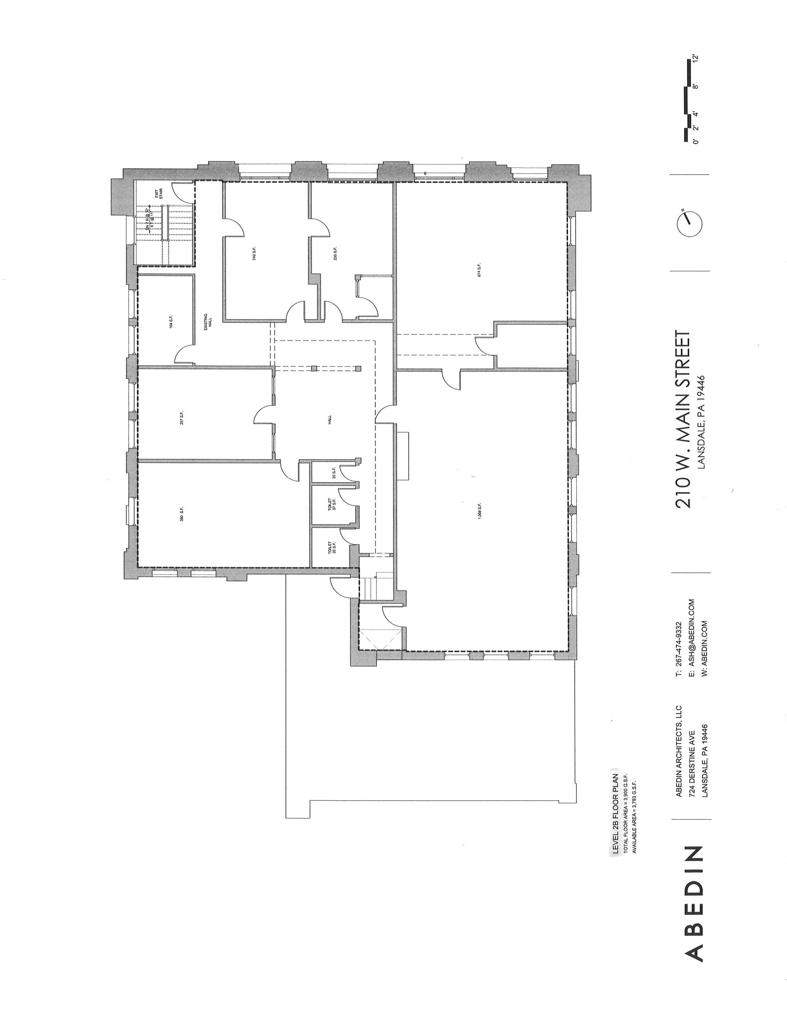210 W Main St, Lansdale, PA for lease Floor Plan- Image 1 of 4