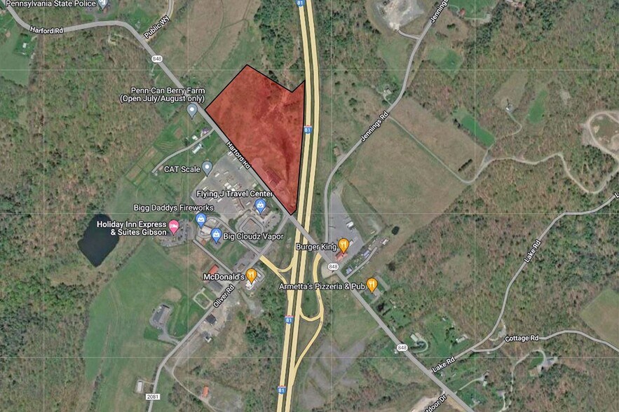 2390 PA-848, New Milford, PA à vendre - Aérien - Image 2 de 5