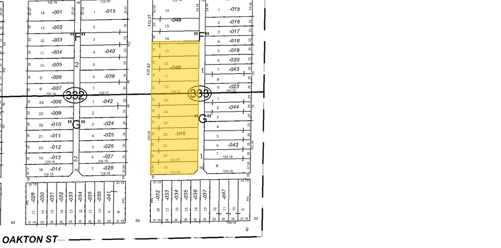 8019 Monticello Ave, Skokie, IL for lease - Plat Map - Image 2 of 2