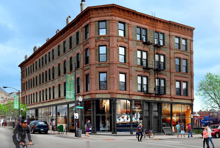 1245-1259 W 18th St, Chicago, IL for lease - Building Photo - Image 1 of 1