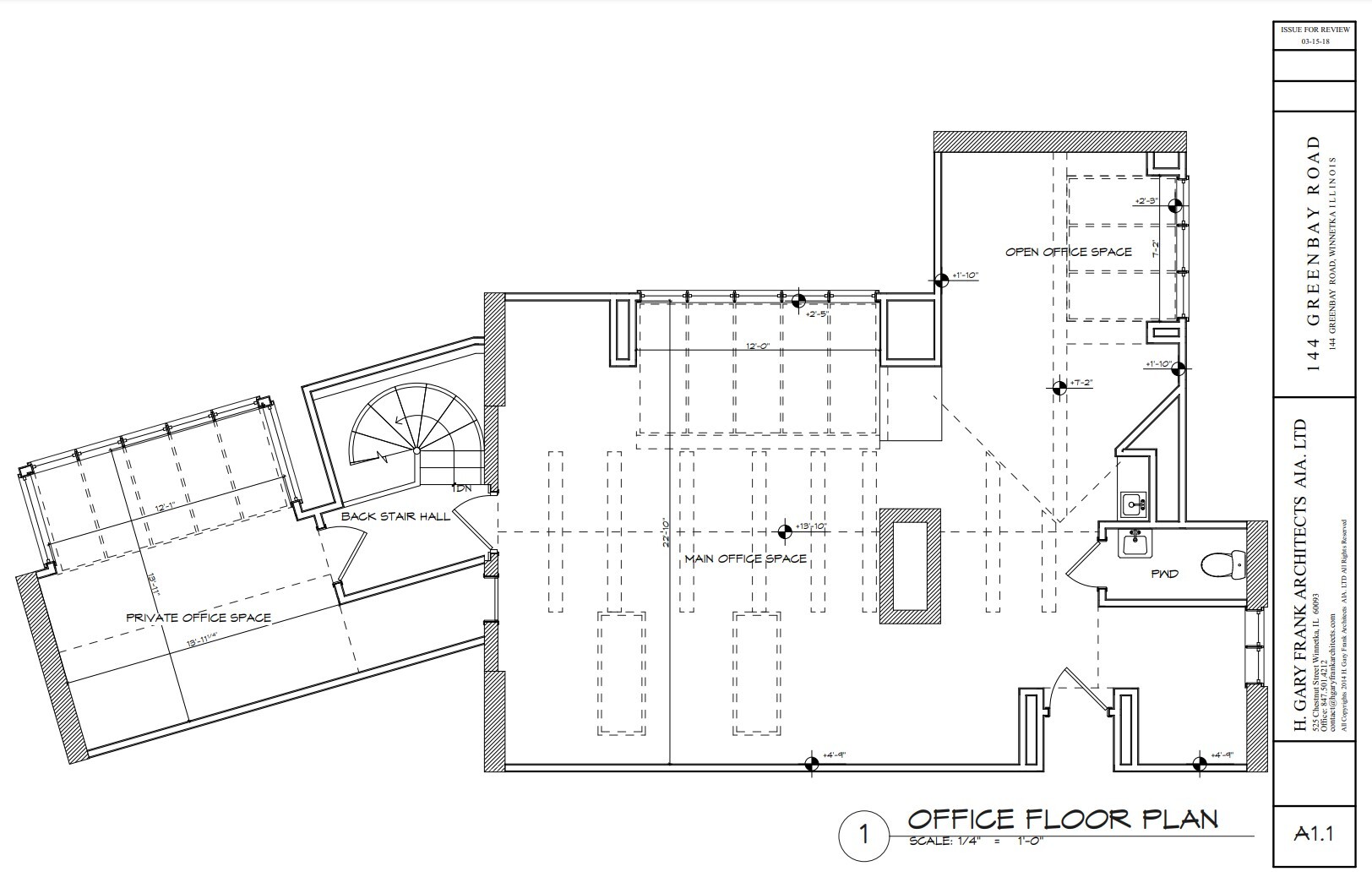 140-144 Green Bay Rd, Winnetka, IL à louer Plan d  tage- Image 1 de 1