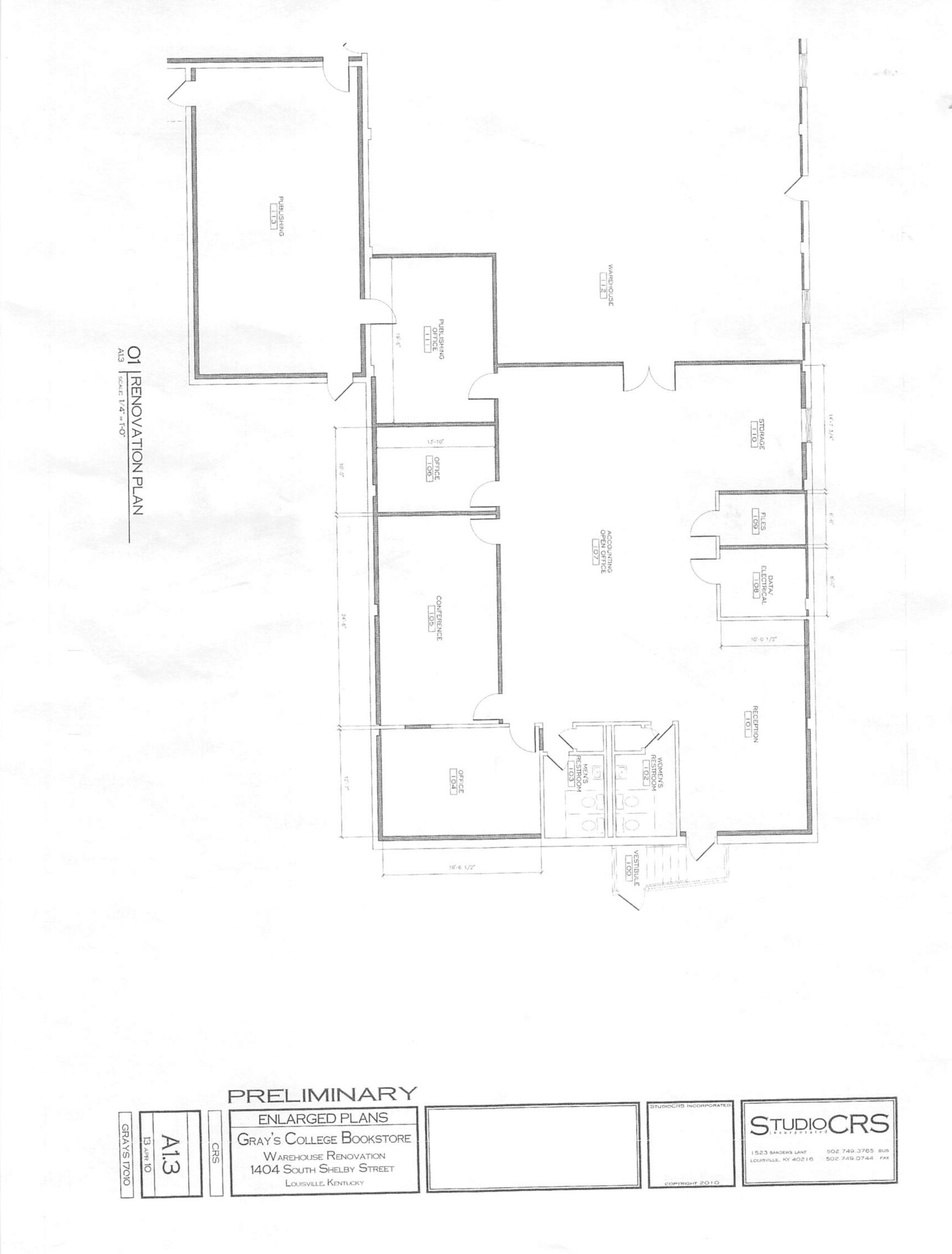 1404 S Shelby St, Louisville, KY à louer Plan de site- Image 1 de 9