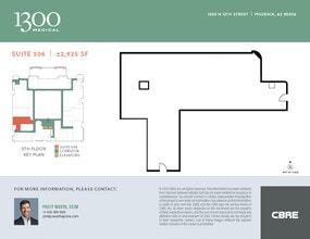 1300 N 12th St, Phoenix, AZ for lease Floor Plan- Image 1 of 1