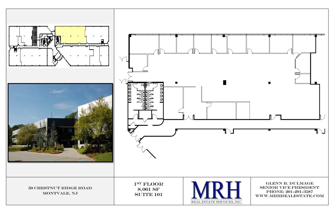 50 Chestnut Ridge Rd, Montvale, NJ à louer Plan d’étage- Image 1 de 1