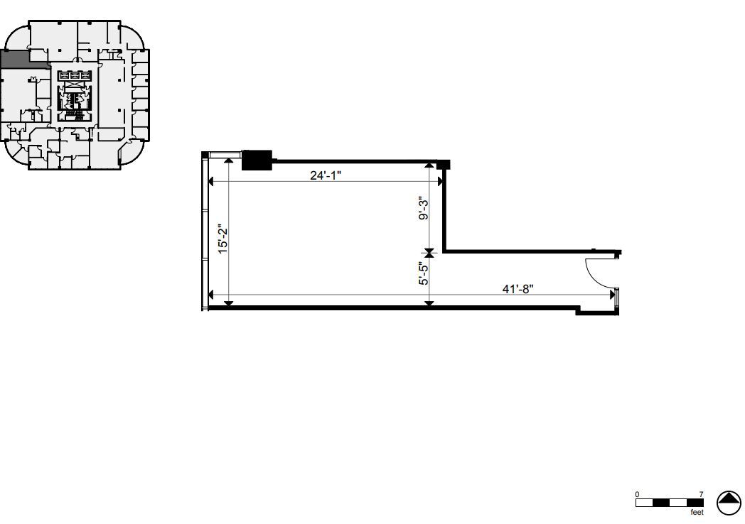 1400 Blair Towers Pl, Ottawa, ON à louer Plan d’étage- Image 1 de 1