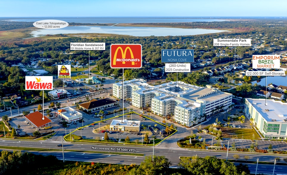 14902 Narcoossee Rd, Orlando, FL à vendre - Aérien - Image 3 de 13