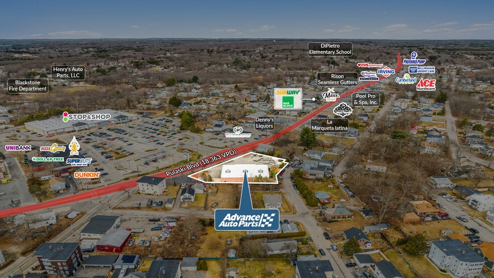 45 Pulaski Blvd, Bellingham, MA for sale - Building Photo - Image 2 of 5