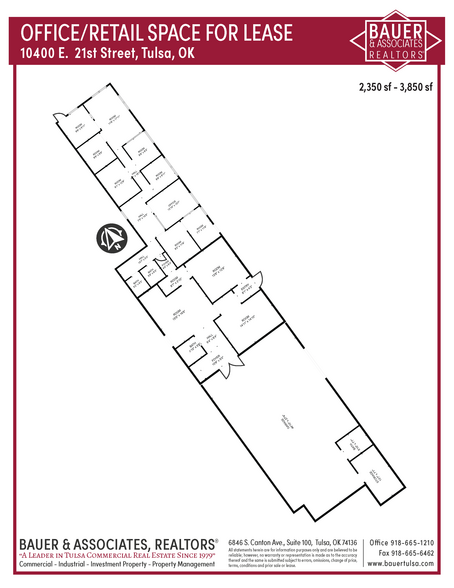 10400 E 21st St, Tulsa, OK à louer - Plan de site - Image 3 de 11