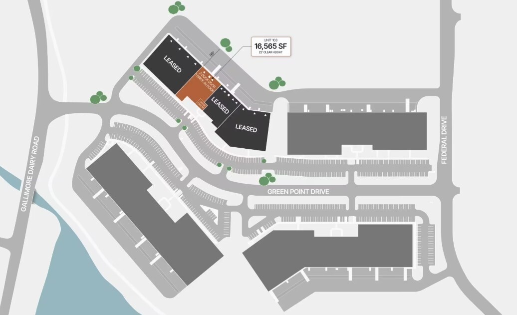 4524 Green Point Dr, Greensboro, NC for lease Site Plan- Image 1 of 1