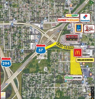 Plus de détails pour 14800 Dixie Hwy, Harvey, IL - Terrain à vendre