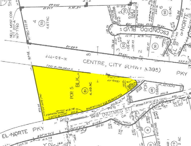 302-362 W El Norte Pky, Escondido, CA à louer - Plan cadastral - Image 2 de 12