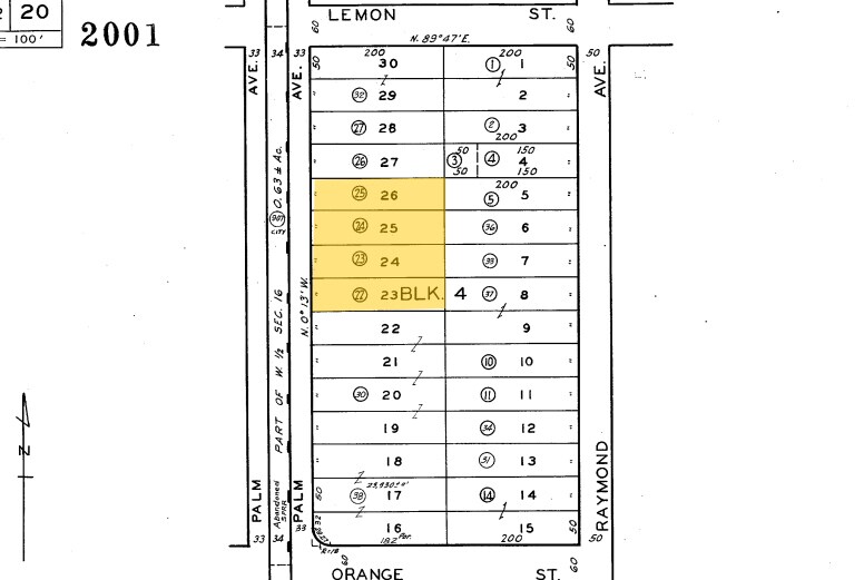 428 S Palm Ave, Alhambra, CA à louer - Plan cadastral - Image 2 de 5