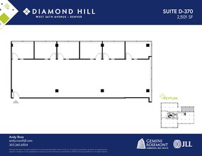 2490 W 26th Ave, Denver, CO à louer Plan d’étage- Image 1 de 2