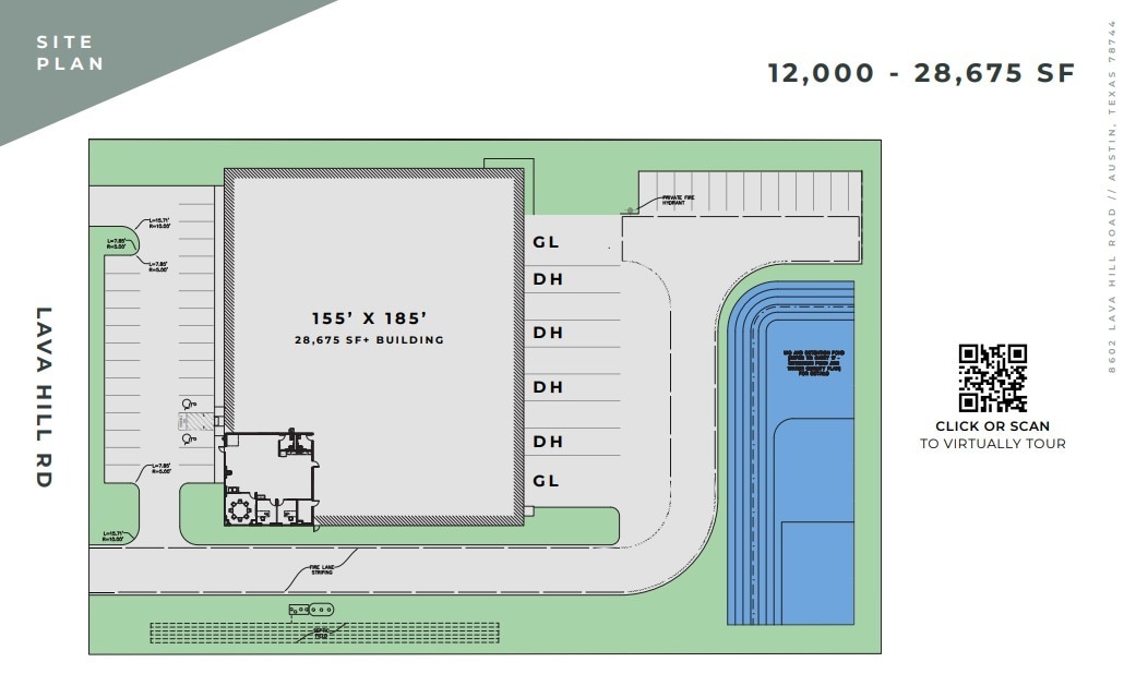 8602 Lava Hill Rd, Austin, TX for lease Site Plan- Image 1 of 1