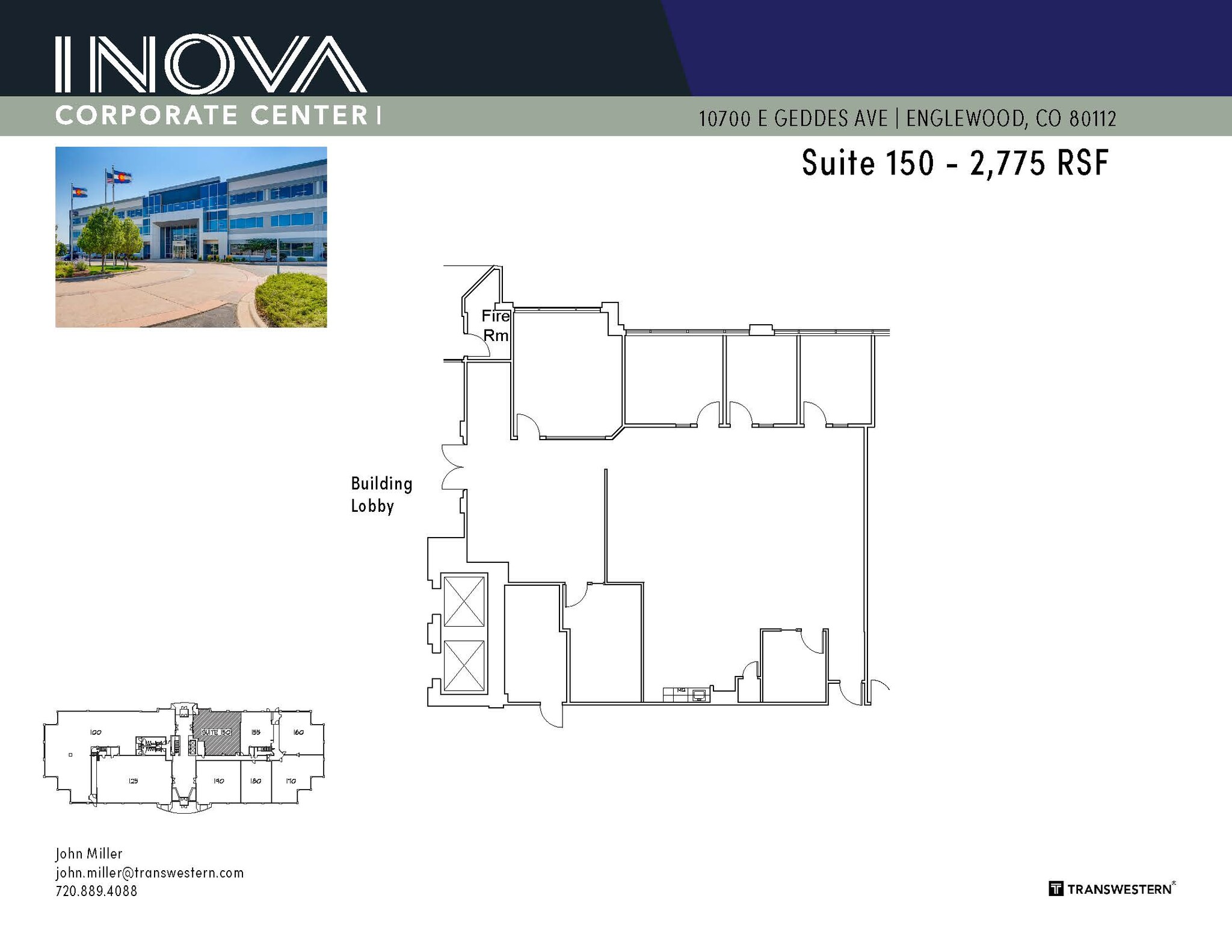 10700 E Geddes Ave, Englewood, CO for lease Floor Plan- Image 1 of 4