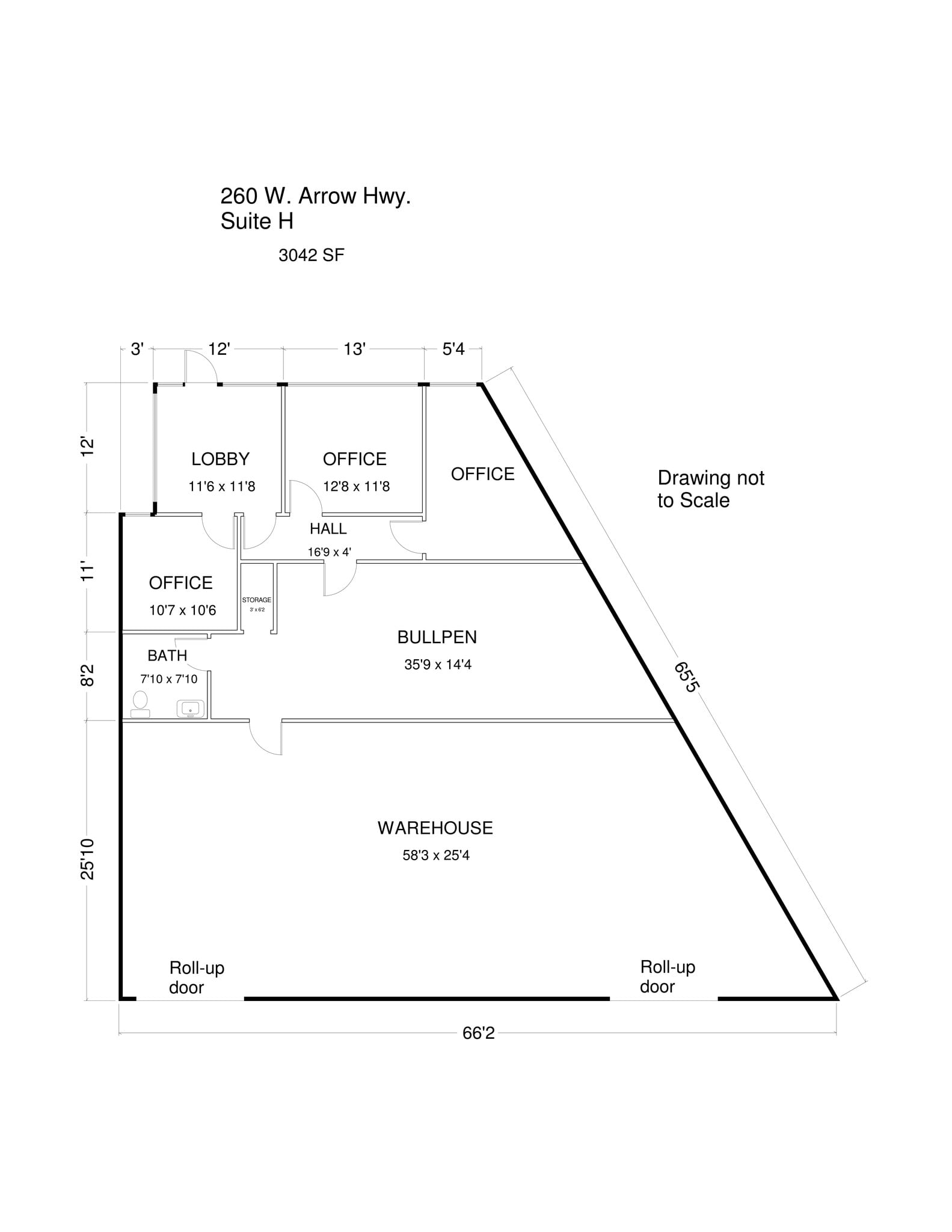 260 W Arrow Hwy, San Dimas, CA for lease Site Plan- Image 1 of 1