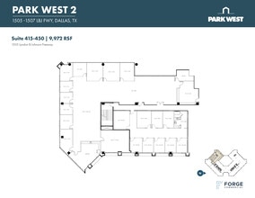 1501-1507 Lyndon B Johnson Fwy, Dallas, TX à louer Plan d’étage- Image 2 de 2