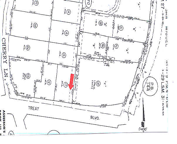 1535 Treat Blvd, Walnut Creek, CA à vendre - Plan cadastral - Image 2 de 17