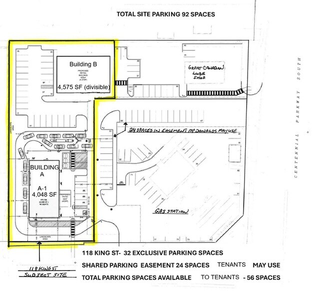 118 King St E, Stoney Creek, ON à louer - Plan de site - Image 2 de 3