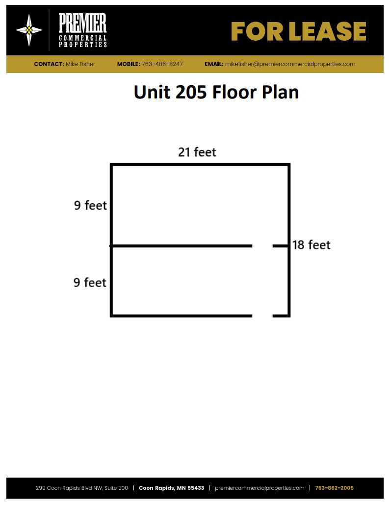 3550 Lexington Ave N, Shoreview, MN à louer Plan d’étage- Image 1 de 3