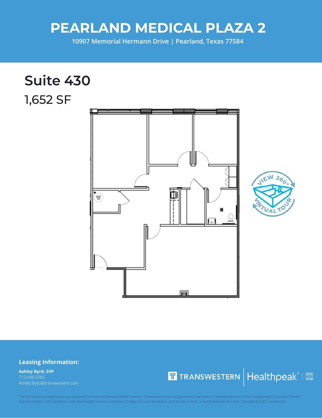 10907 Memorial Hermann Dr, Pearland, TX for lease Floor Plan- Image 1 of 1