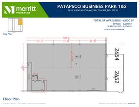 2652-2664 W Patapsco Ave, Baltimore, MD for lease Floor Plan- Image 1 of 1
