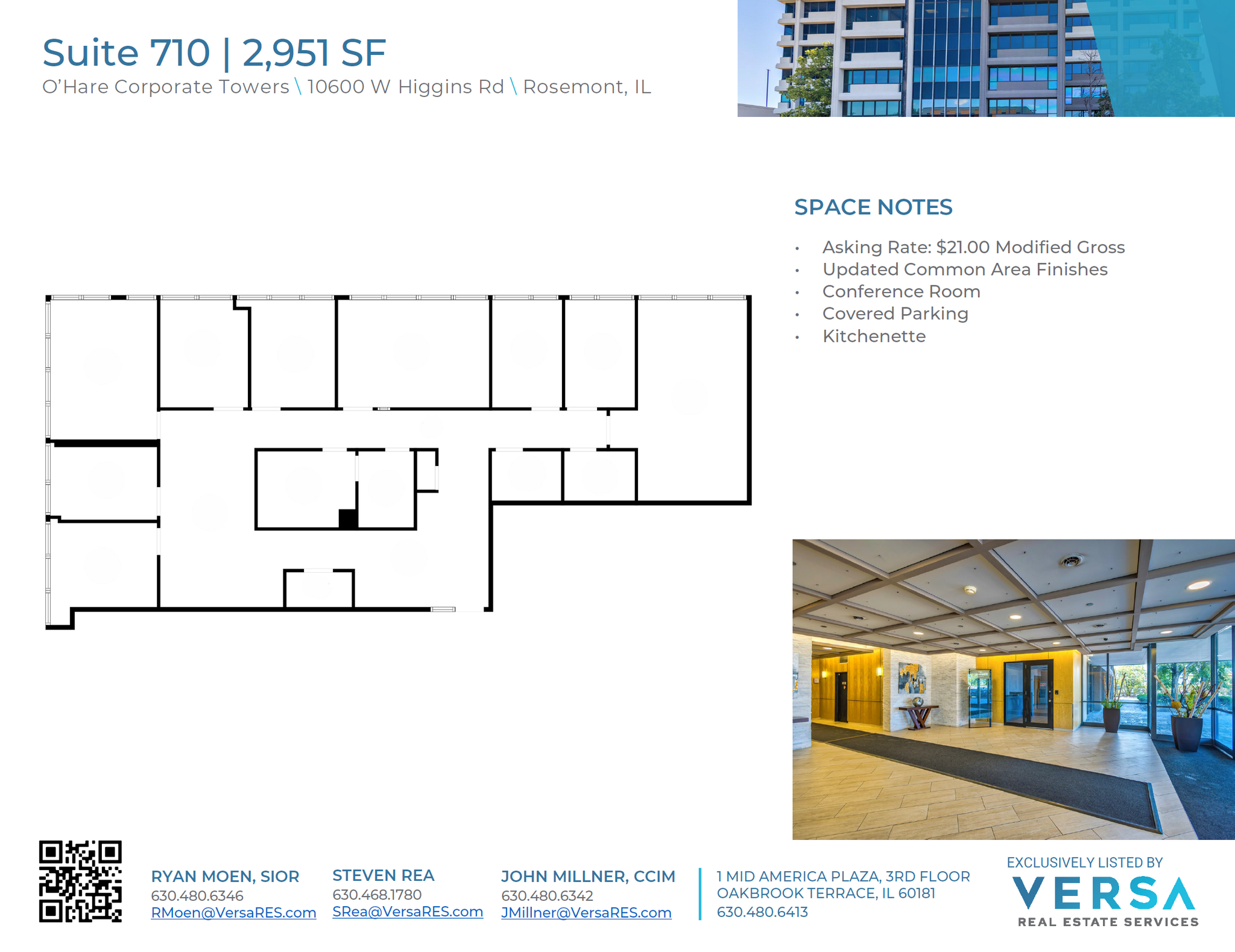 10600 W Higgins Rd, Rosemont, IL for lease Floor Plan- Image 1 of 1