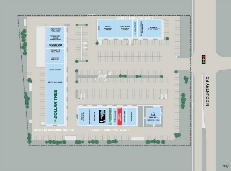 275 ROUTE 25A, Miller Place, NY à louer - Plan de site - Image 2 de 3
