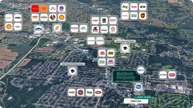 3909 Salem Ave, Dayton, OH - AERIAL map view