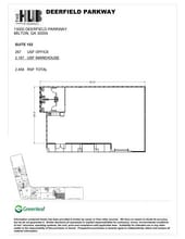 13000 Deerfield Pky, Alpharetta, GA à louer Plan d’étage- Image 1 de 1