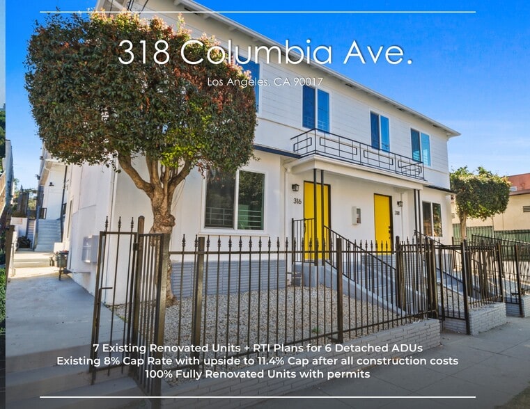 316 Columbia Ave, Los Angeles, CA for sale - Building Photo - Image 3 of 17