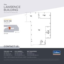 515 E Grant St, Phoenix, AZ à louer Plan d’étage- Image 1 de 1