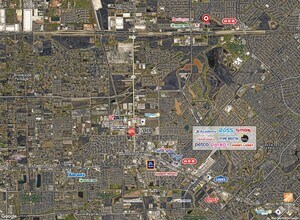 2004-2032 N Main St, Pearland, TX - AERIAL  map view - Image1