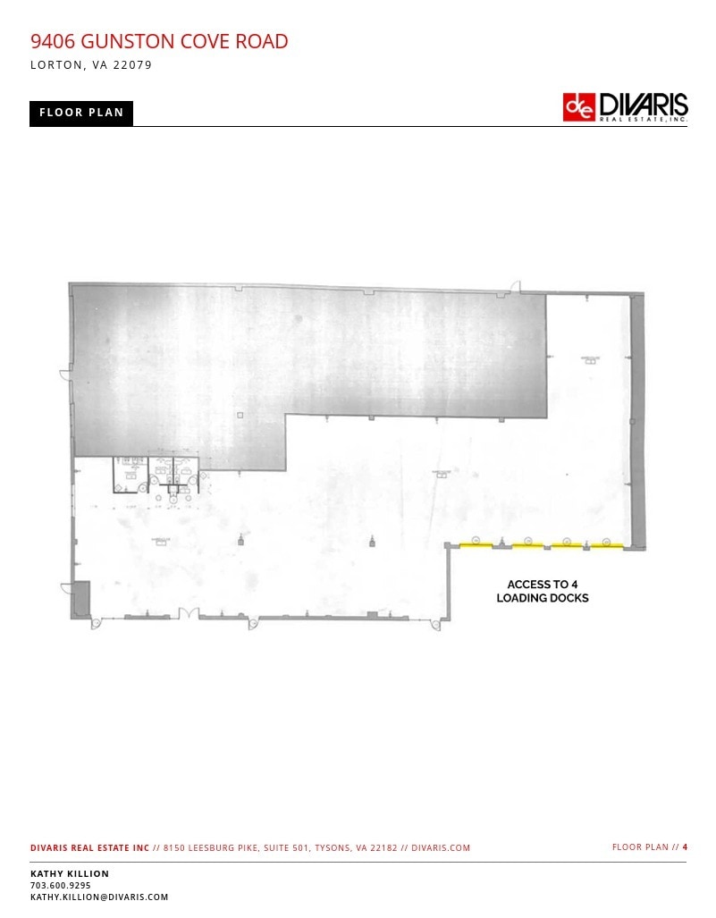 9406 Gunston Cove Rd, Lorton, VA for lease Floor Plan- Image 1 of 1
