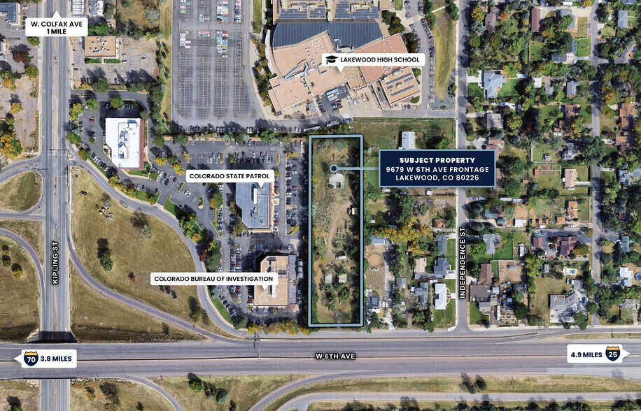 9679 W 6th Ave, Lakewood, CO à vendre - Aérien - Image 2 de 3