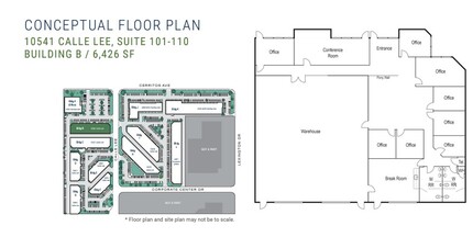 10541 Calle Lee, Los Alamitos, CA à louer Plan d’étage- Image 2 de 2