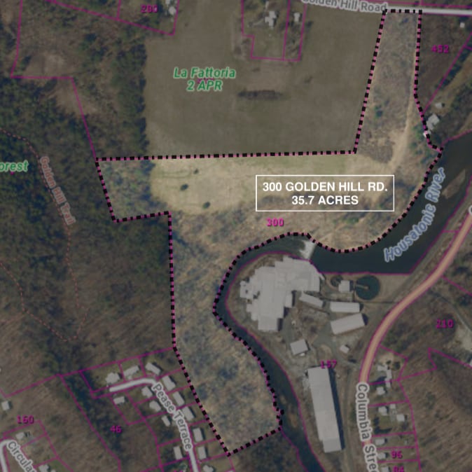 300 Golden Hill rd, Lee, MA for sale Aerial- Image 1 of 2