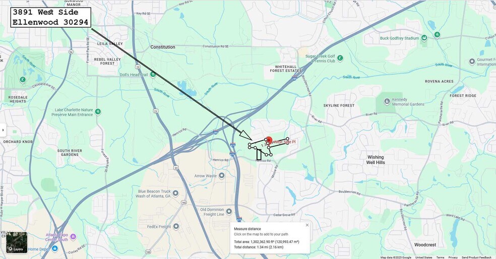 3891 W Side Pl, Ellenwood, GA for sale - Building Photo - Image 2 of 6