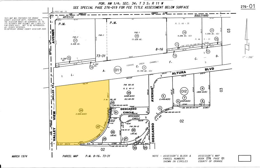 6300-6340 Valley View St, Buena Park, CA à louer - Plan cadastral - Image 2 de 8